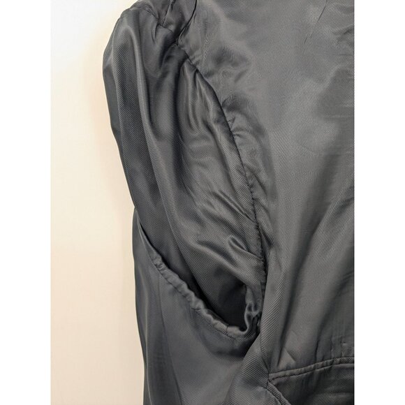 Jeffrey Banks Pinstriped 100% Wool Blazer Jacket Men Size 46L Two Button Office - Picture 9 of 13